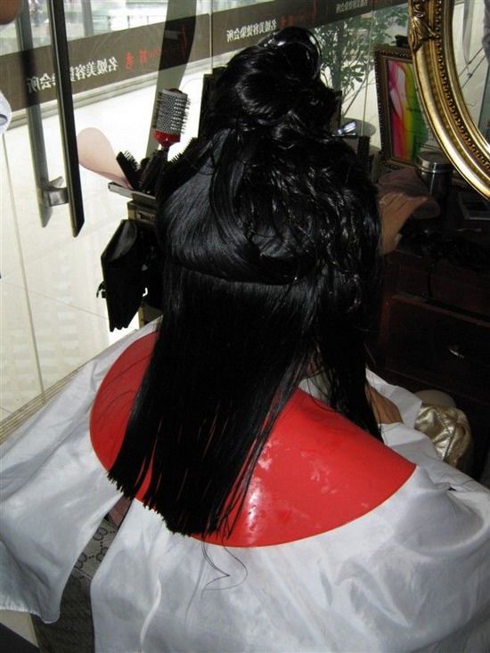 yidi cut 50cm long hair