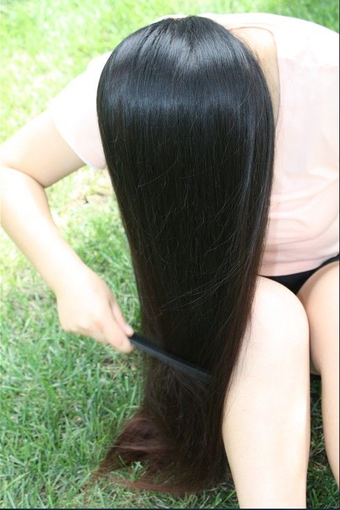 changfawang cut 90cm long hair