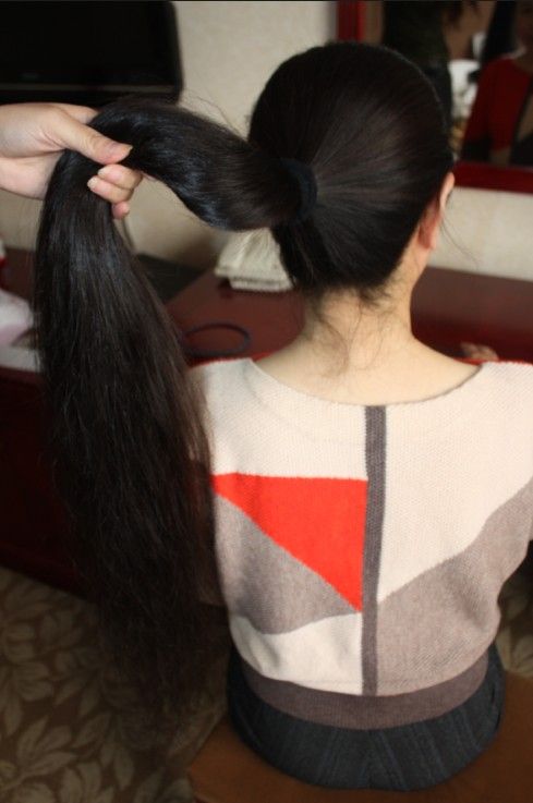 changfawang cut 85cm long hair