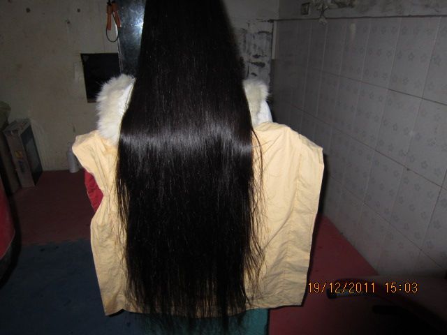 lixiao cut 90cm long hair