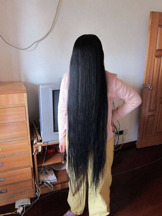 myhair cut 1 meter long hair