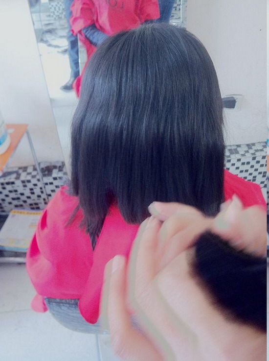 wangjiaxi cut 69cm long hair