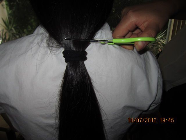 xiaoxiao cut 80cm long hairxiaoxiao cut 80cm long hair