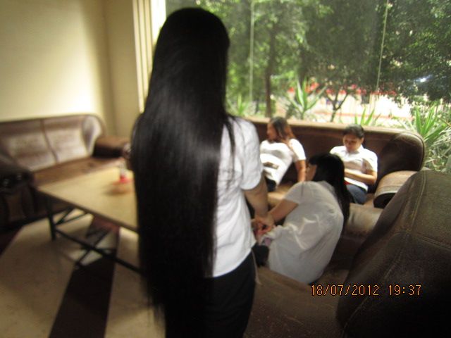 xiaoxiao cut 80cm long hair