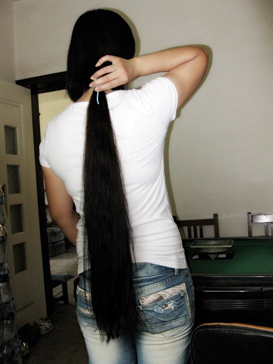 hezhitengfei cut 70cm long hair