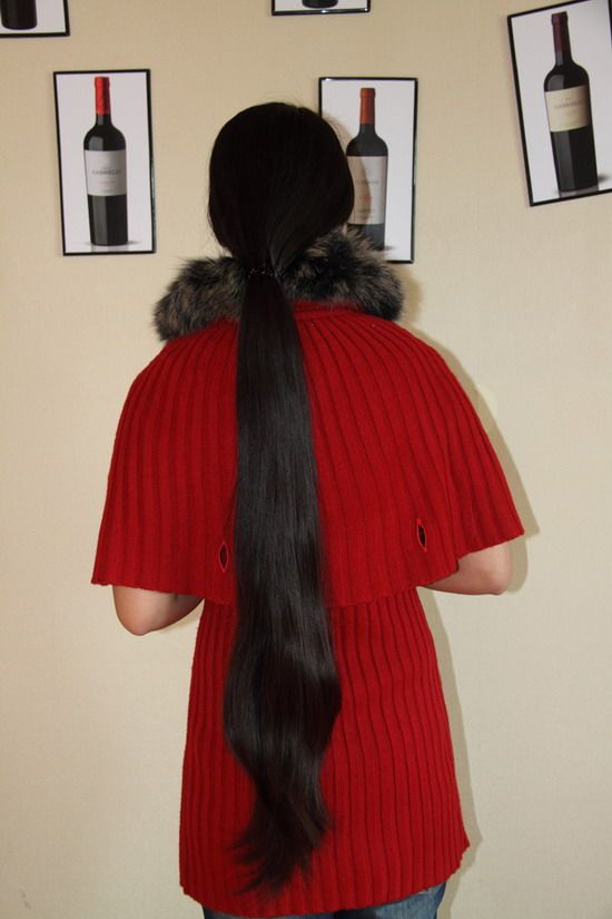 hezhitengfei cut 85cm long hair
