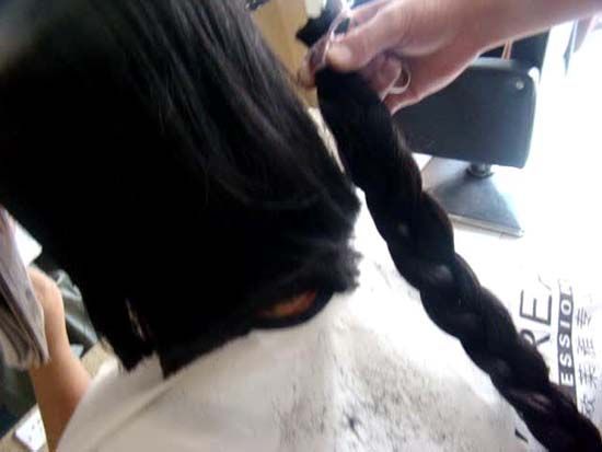 ww cut 1.25 meter long hair
