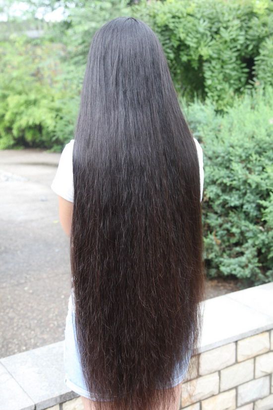 hezhitengfei cut 95cm long hair