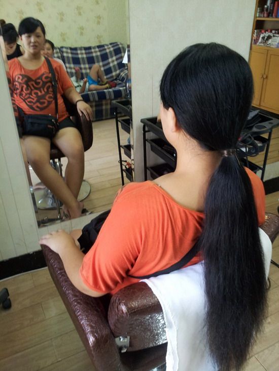 hezhitengfei cut 70cm long hair