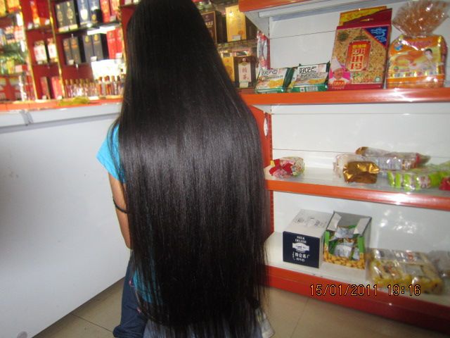 xiaoxiao cut 80cm long hair