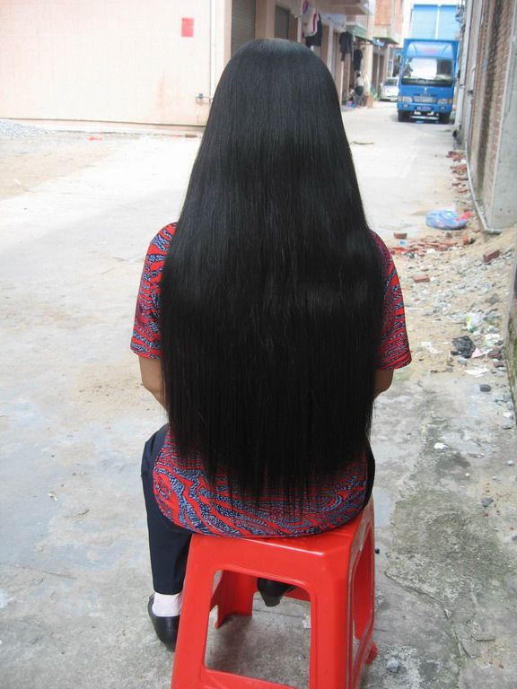 huqing cut 63cm long hair-NO.209