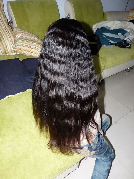 gebiluori cut 8 years little girl's long hair-NO.77