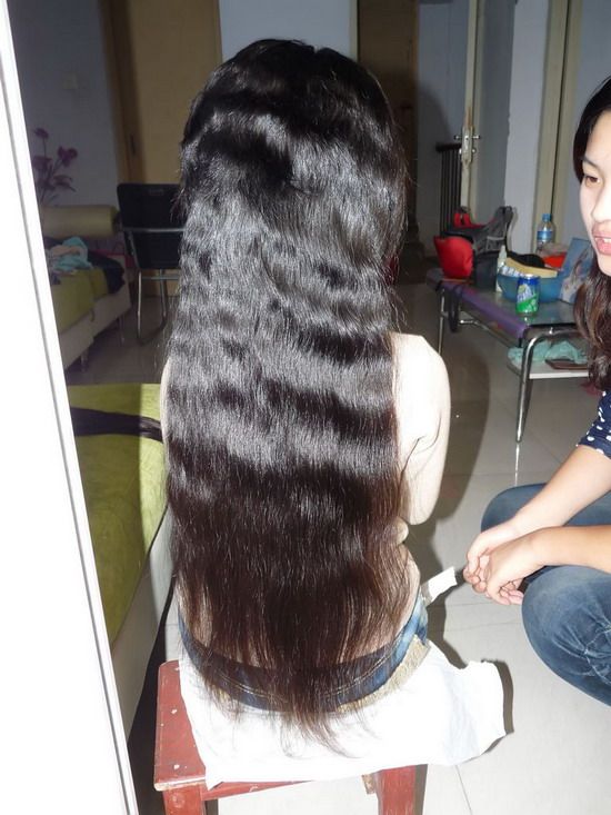 gebiluori cut 8 years little girl's long hair-NO.77