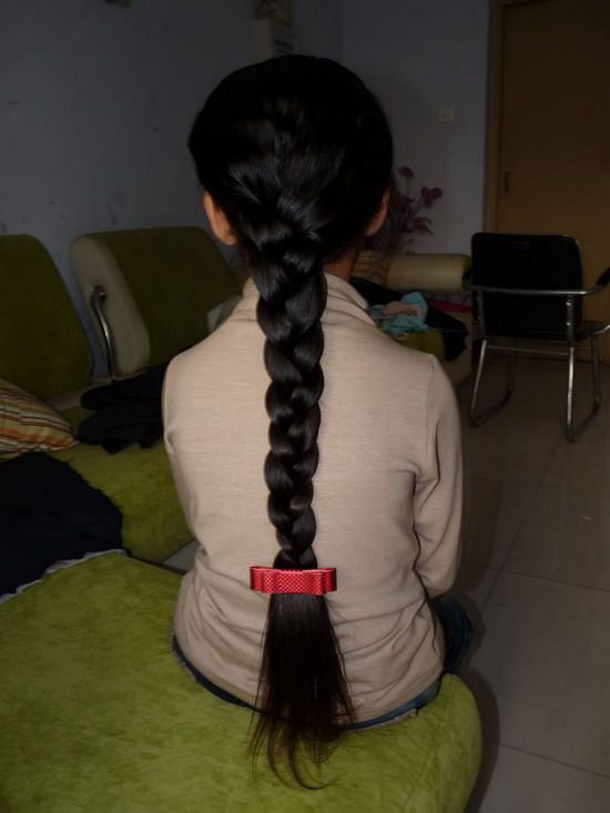 gebiluori cut 8 years little girl's long hair-NO.77