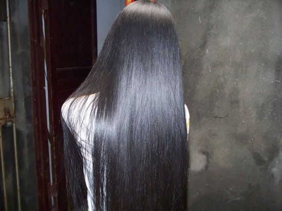 jiangxixiaowang cut 90cm long hair