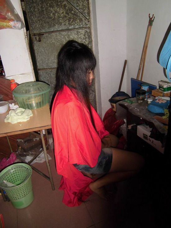huqing cut 24 years girl's 85cm long hair-NO.218