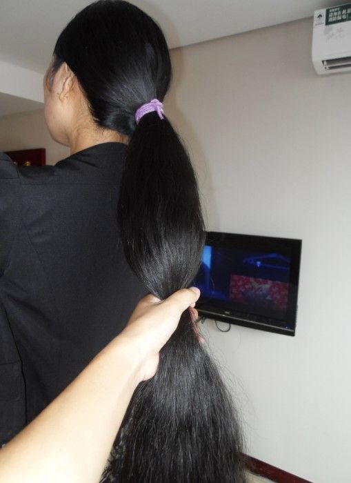 aidebianyuan cut very long hair to short-NO.91