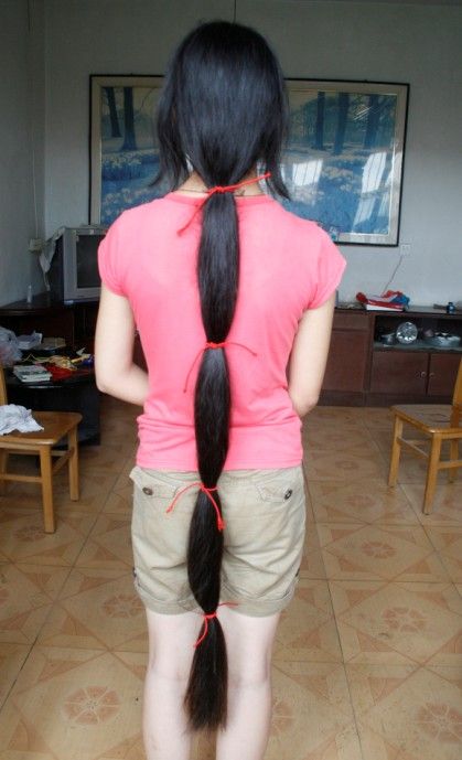 aidebianyuan cut knee length long hair-NO.95