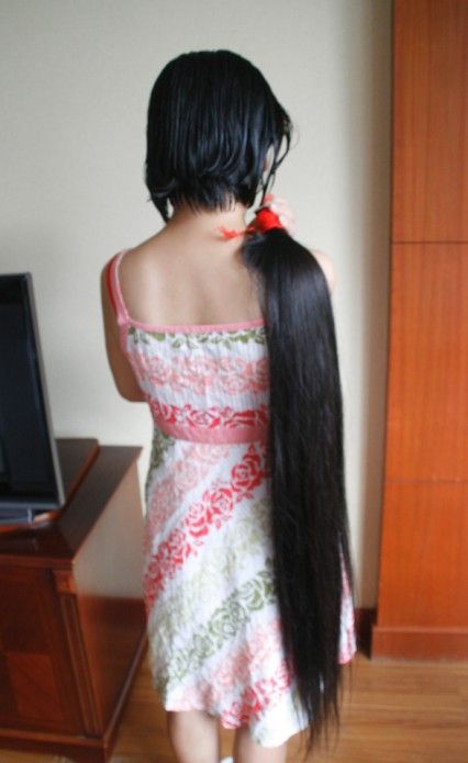 aidebianyuan cut knee length long hair-NO.97