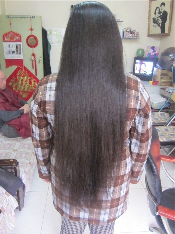 qwer1 cut 27 years pregnant woman's 72cm long hair