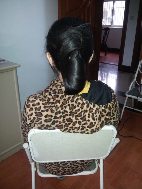 ww cut 51cm long hair before 2013 Spring Festival