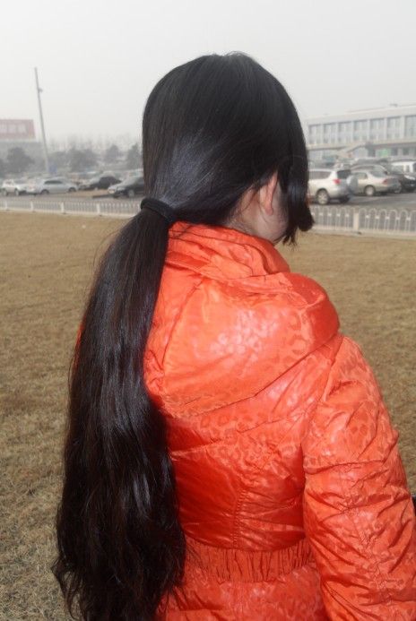 aidebianyuan cut waist length thick curly long hair-NO.115