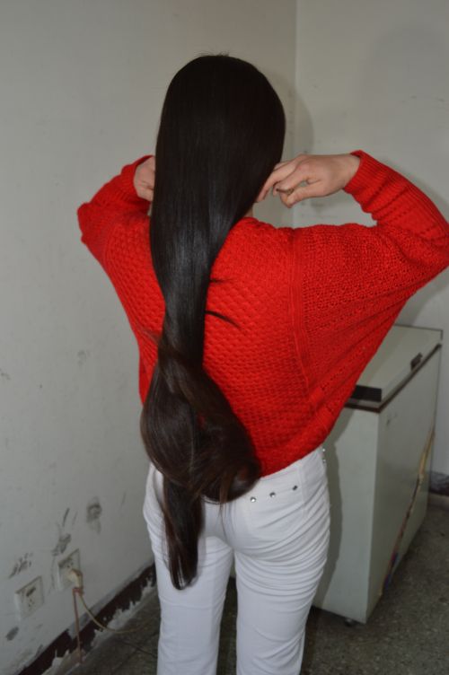 aidebianyuan cut thigh length long hair-NO.121