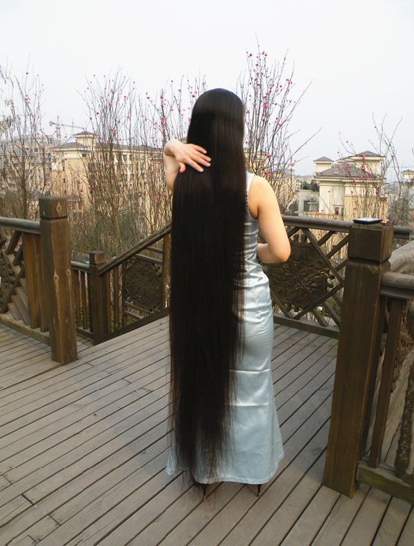 mns315 cut 1.3 meter long hair