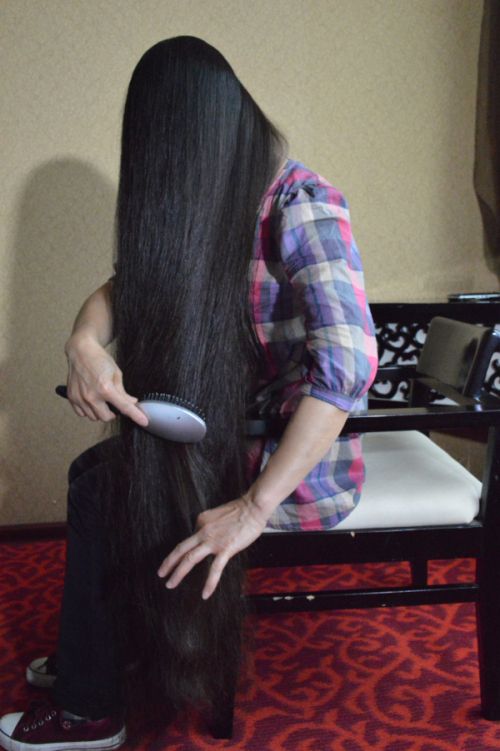 aidebianyuan cut knee length long hair-NO.128