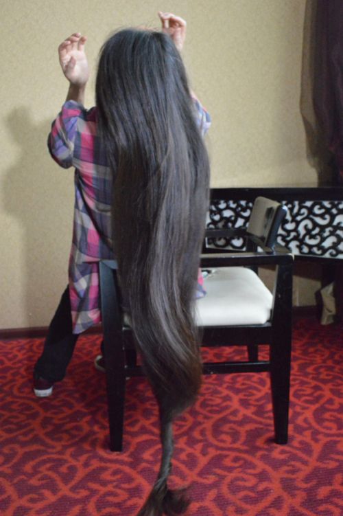 aidebianyuan cut knee length long hair-NO.128