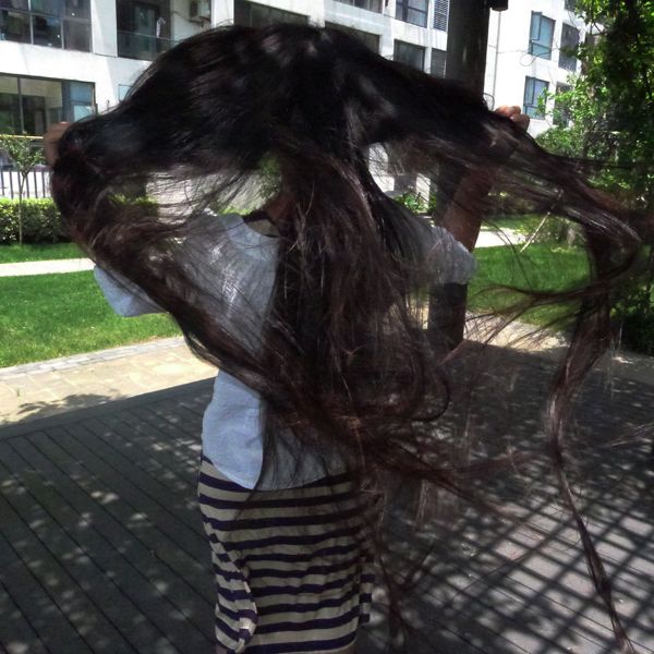 ww cut 1.25 meter long hair-NO.485