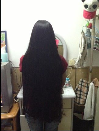 suyangyang cut 50cm long ponytail