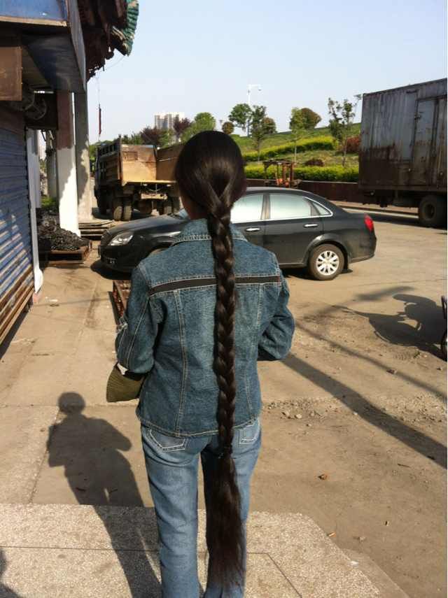 yidaba cut 1.1 meter long hair