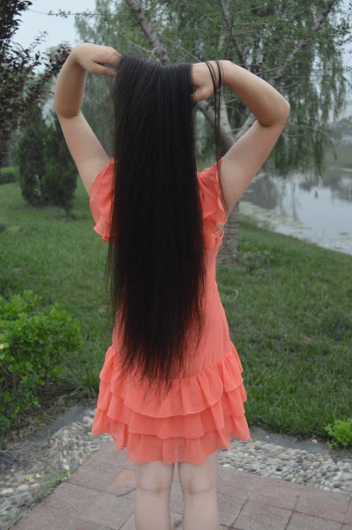 aidebianyuan cut thick silky long hair-NO.136