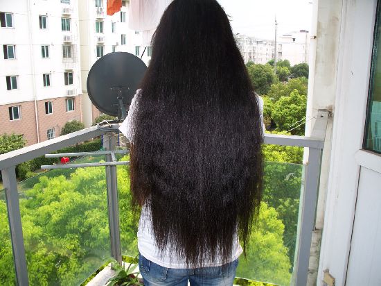 jiangxinanchang cut 70cm long hair to bald-NO.43