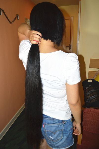 aidebianyuan cut silky long hair-NO.148