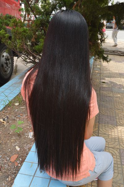 aidebianyuan cut waist length long hair-NO.156