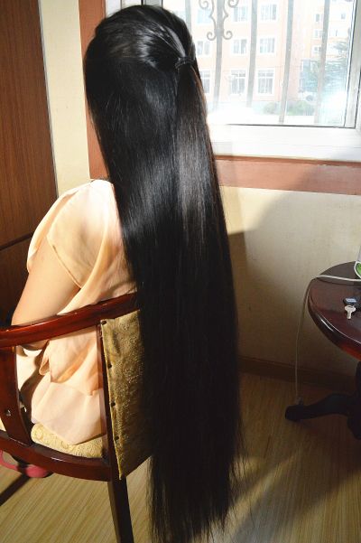 aidebianyuan cut another thigh length long hair-NO.158