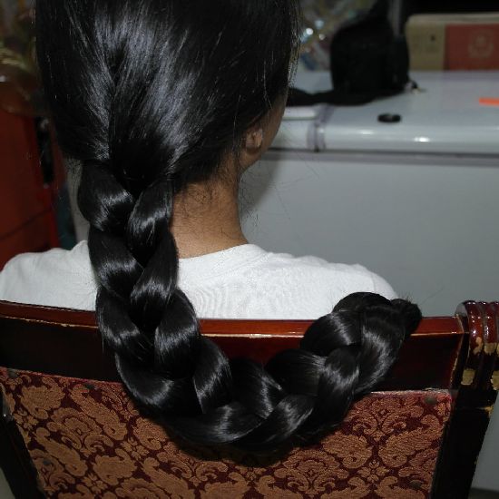 xiaoxiao cut 80cm long hair