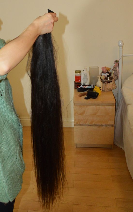 ww cut 1.07 meter long long hair