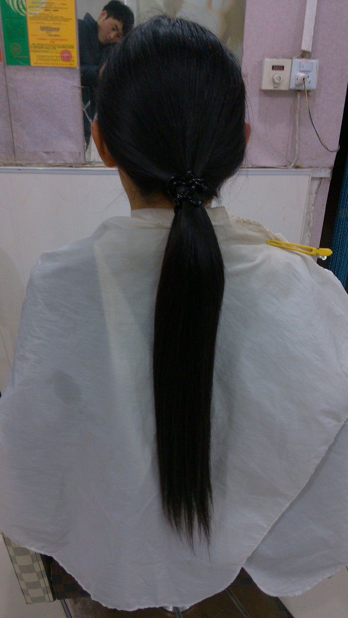 xiaoxiao23 cut 50cm long hair