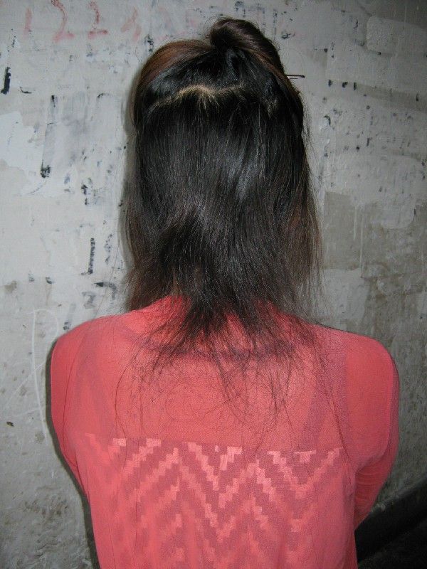 yidi cut colorful long hair
