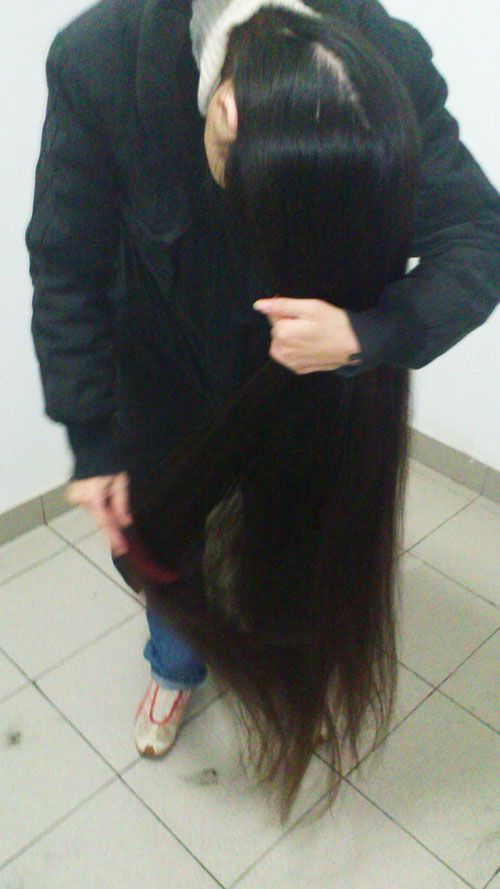 ww cut 1.15 meter long hair-NO.554