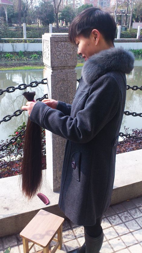 ww cut 63cm long hair-NO.574
