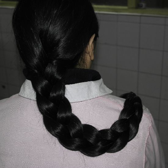 xiaoxiao cut 80cm long hair of young nurse-1