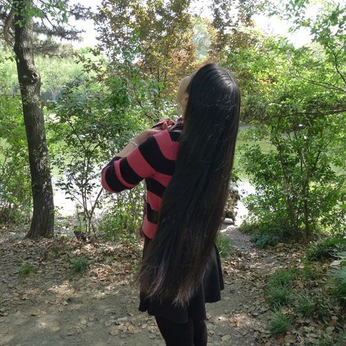 ww cut 53cm long hair-NO.592