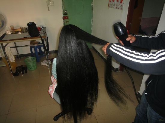 jinfayou cut 90cm long hair