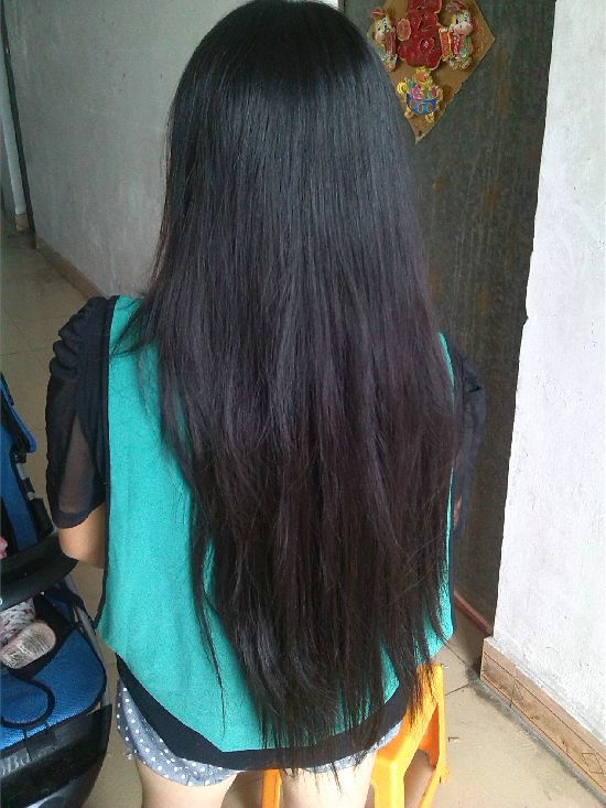 dengjinlin cut 60cm long hair