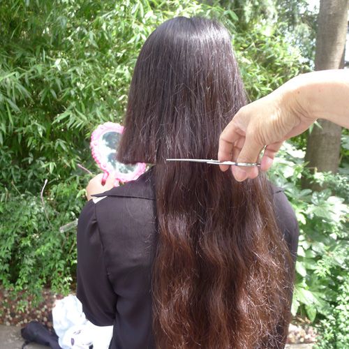 ww cut curly long hair-NO.615