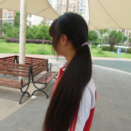 ww cut 70cm long hair of young girl-NO.618